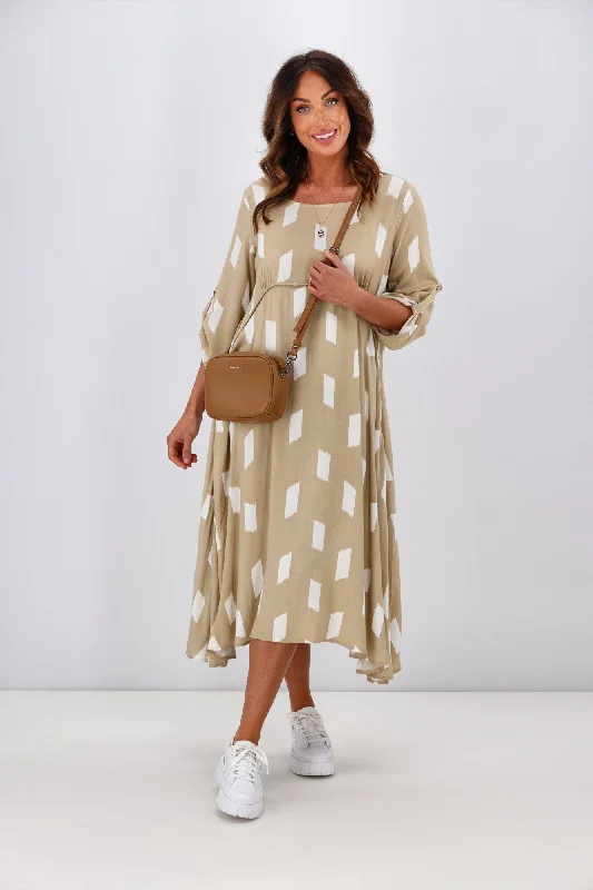 New U Collection Brooke Dress Beige