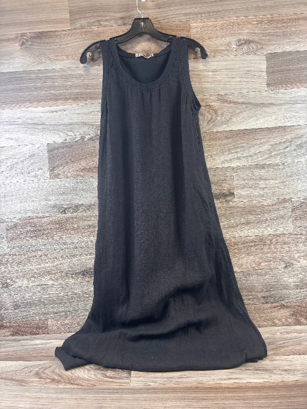 Dress Casual Maxi By Flax In Black, Size: S