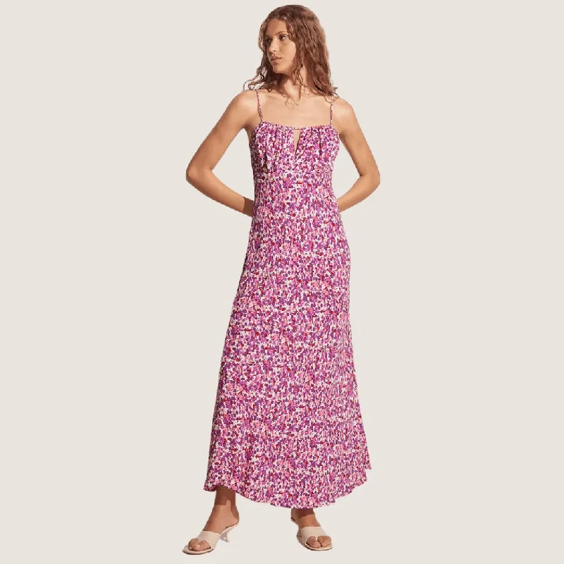 San Paolo Midi Dress (Violet)