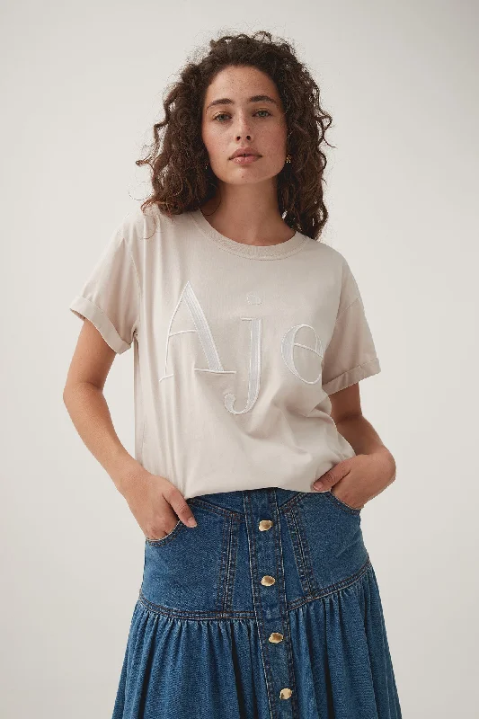 Alice Embroidered Logo Tee