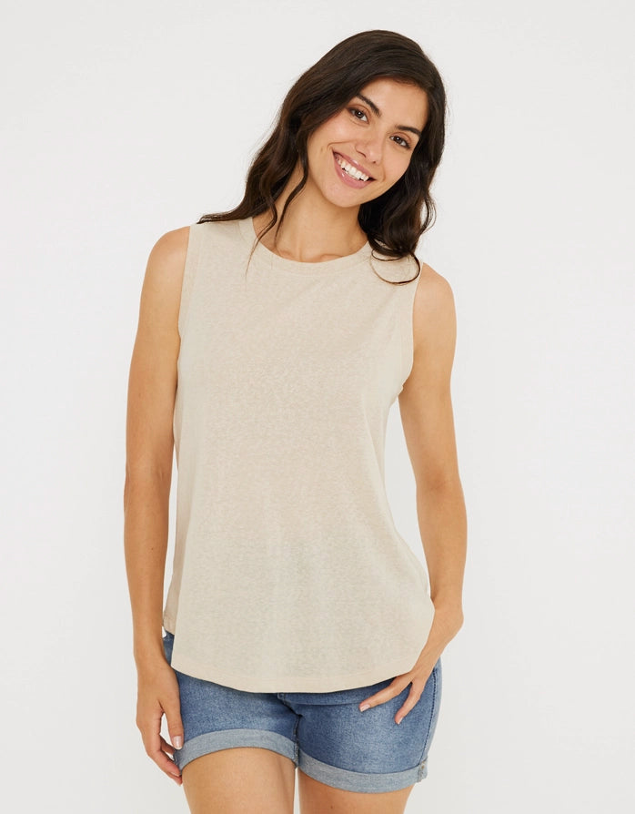 Camiseta Tirantes Beige - Yena