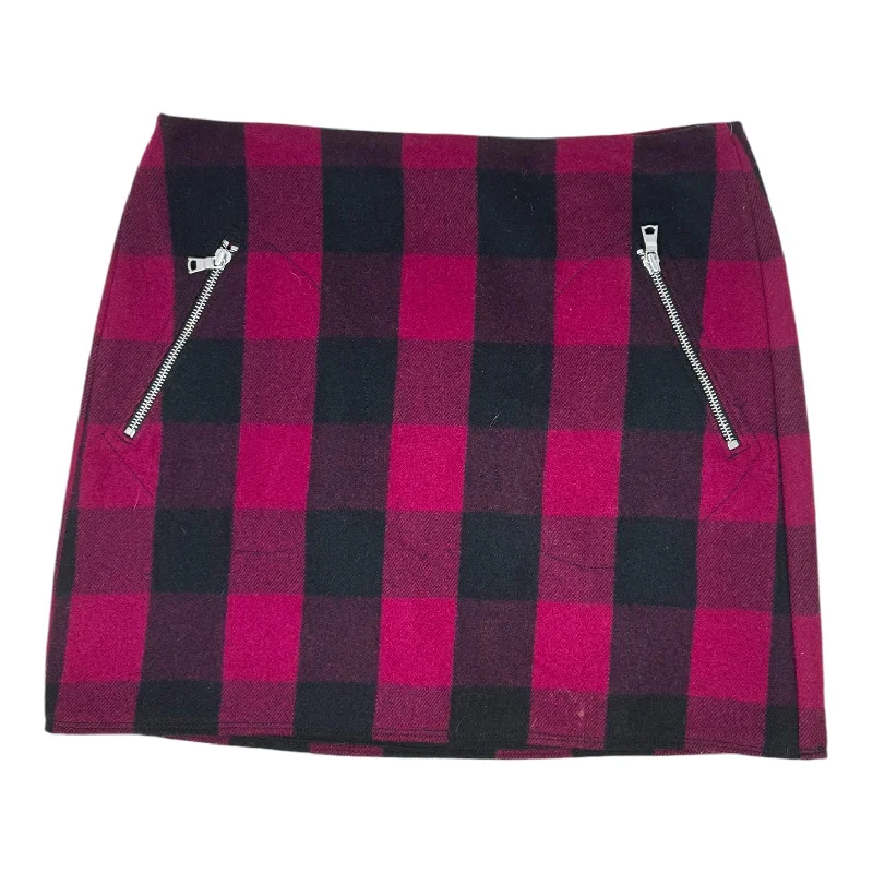 Skirt Mini & Short By Gap In Plaid, Size: 6