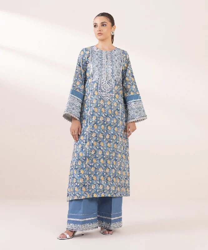 Embroidered Khaddar Shirt