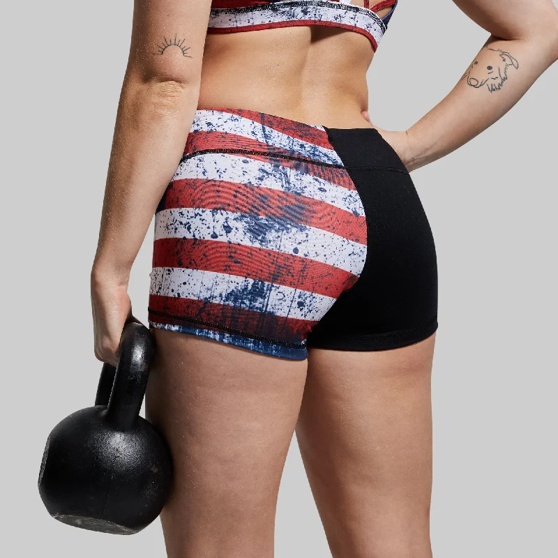 Double Take Booty Short (Patriot)