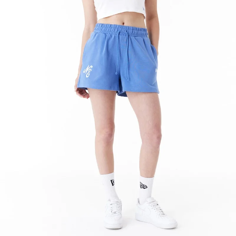 New Era Blue Womens Sweat Shorts