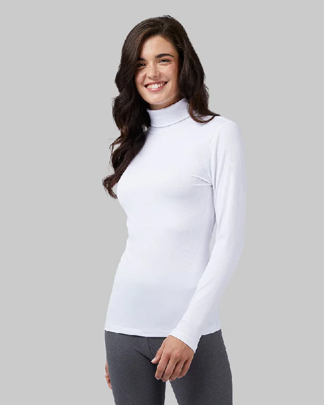 WOMEN'S SOFT RIB TURTLENECK