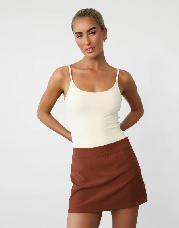 Ashwood Mini Skirt (Clay)