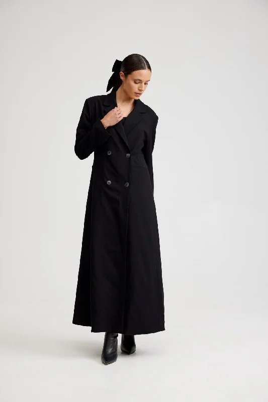 Aston Studio Evangeline Coat - Nero