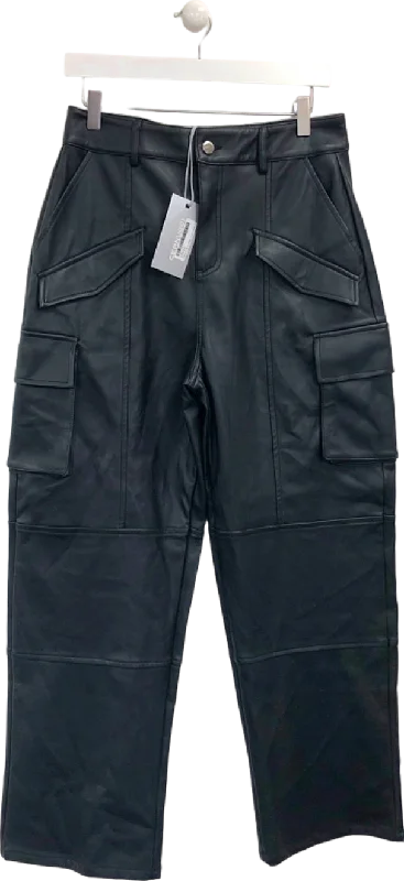 Cernucci Black Cargo Trousers UK 10