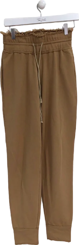 Mistress Rocks Brown Jogging Bottoms UK M